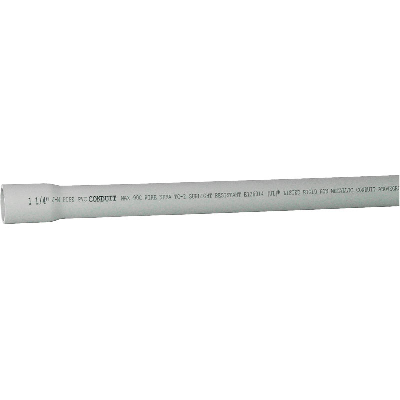1-1/2" x 10' 330 PSI PVC Electrical Conduit