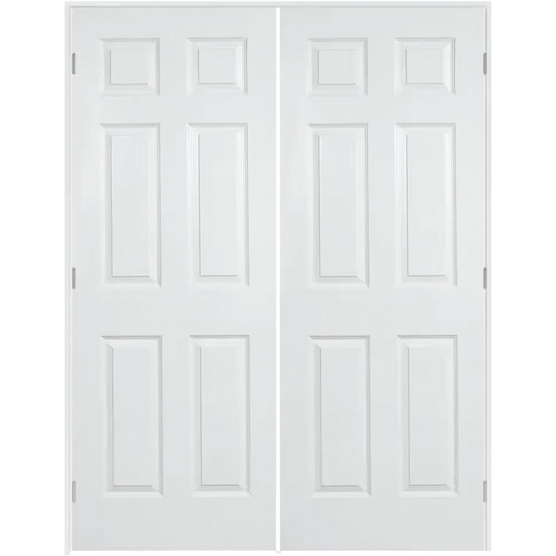 48" × 80" Colonist Double Hollow Core Door Unit