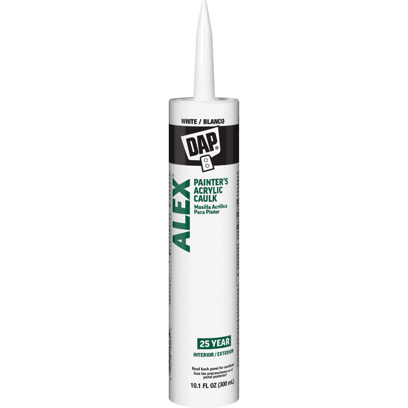 10.1 Oz. DAP Alex Painter's Acrylic Latex Caulk SKU 7522