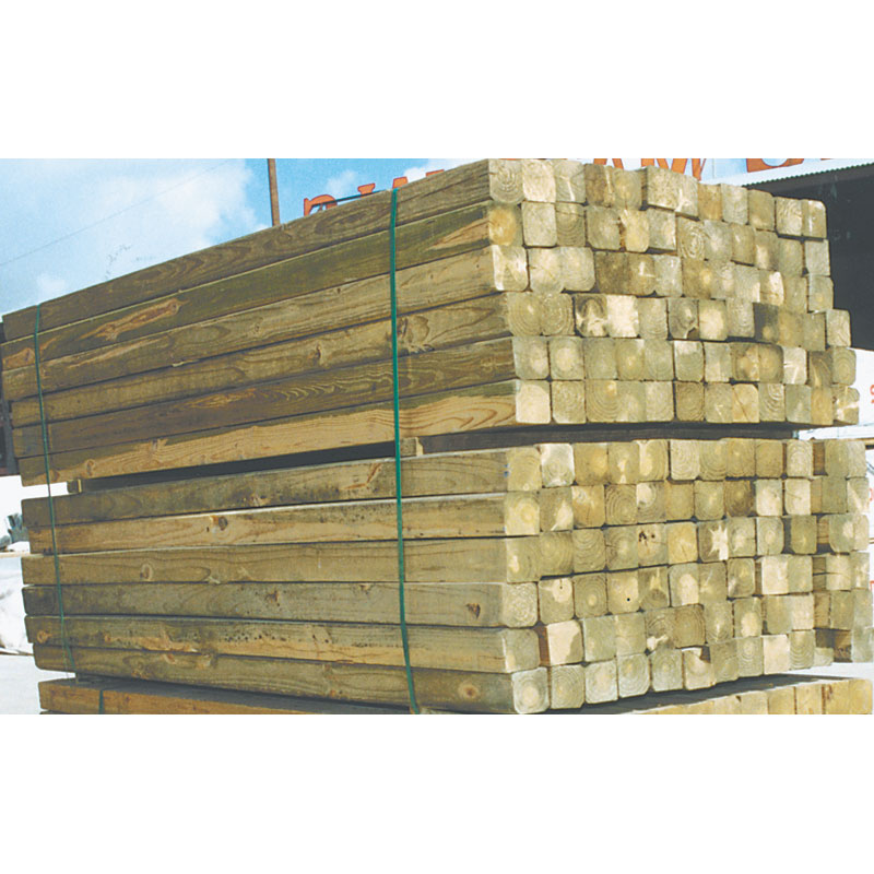 4" x 4" x 8' Treated Posts