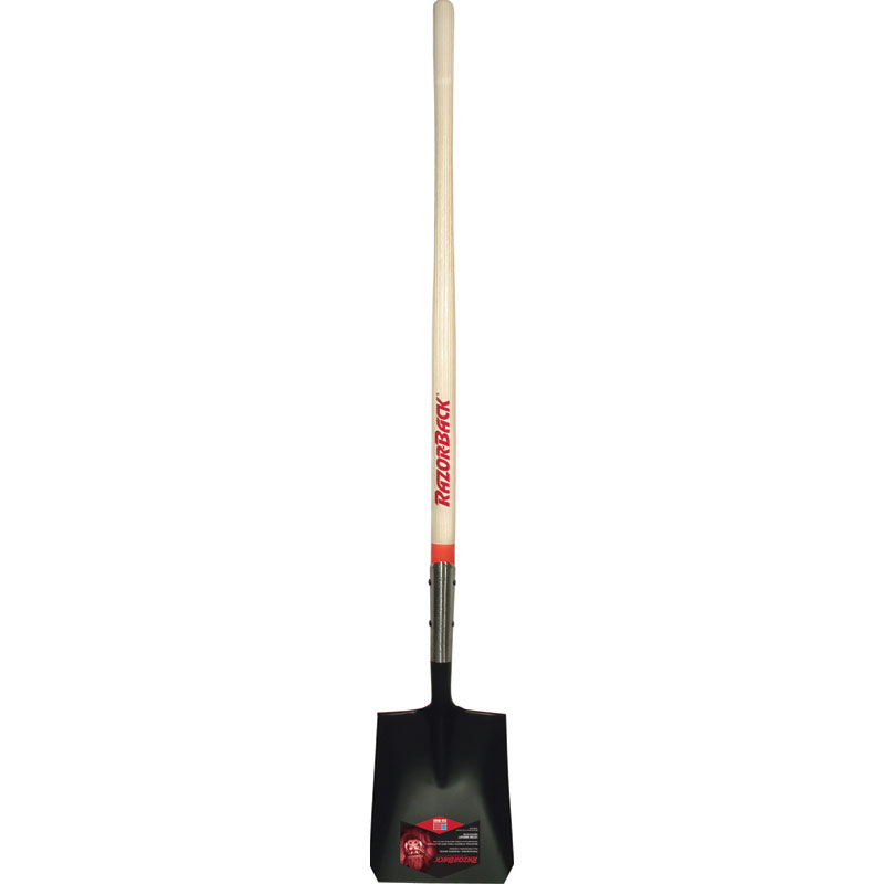 48" Square Point Wood Handle