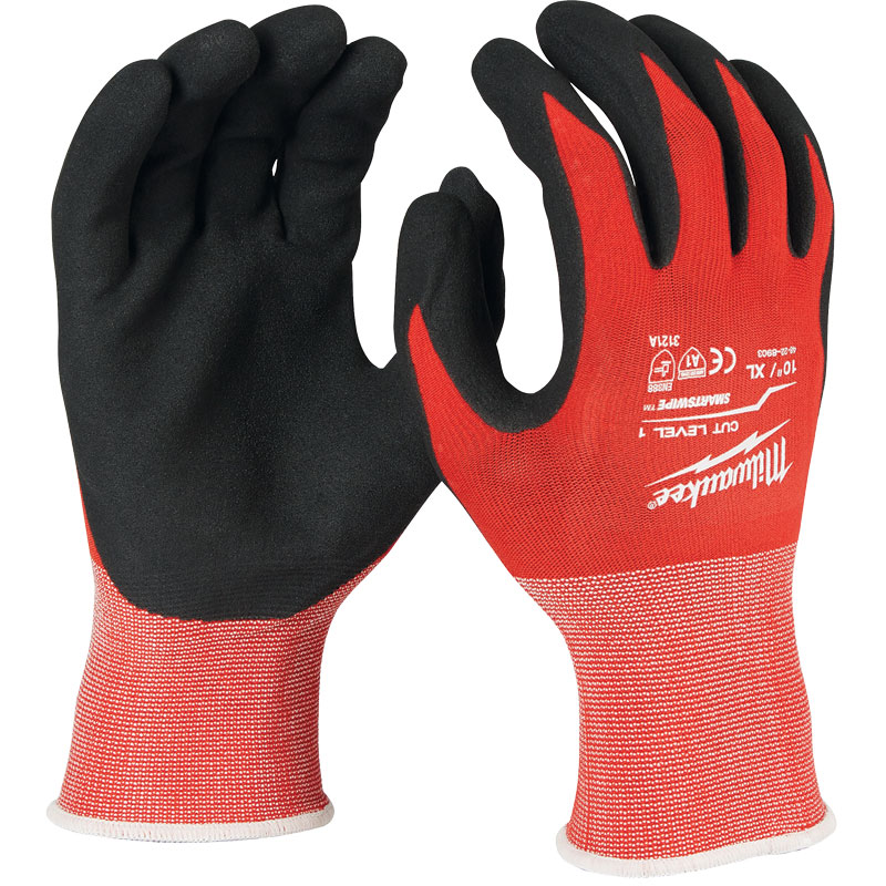 Milwaukee XL Nitrile Coated Nylon Cut Resistant Gloves