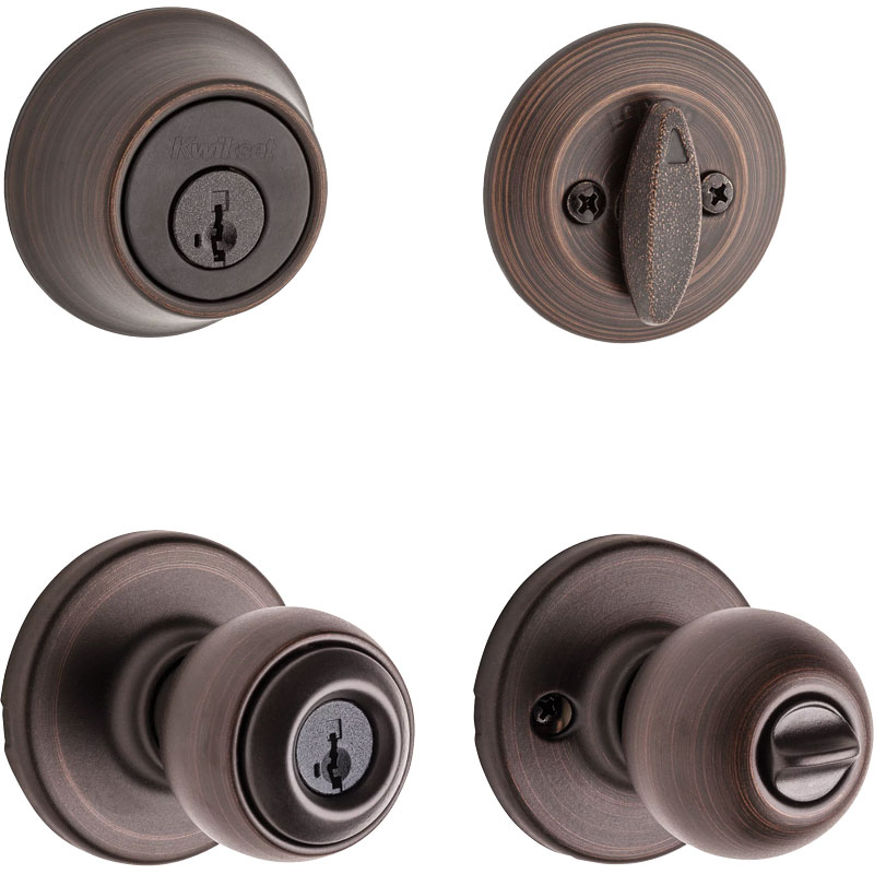 Kwikset Polo Security Set Deadbolt Set Venetian Bronze