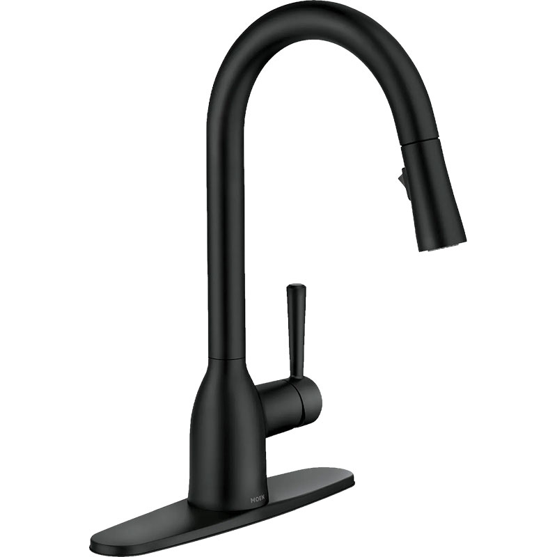Moen Adler Matte Black Pull-Down Kitchen Faucet