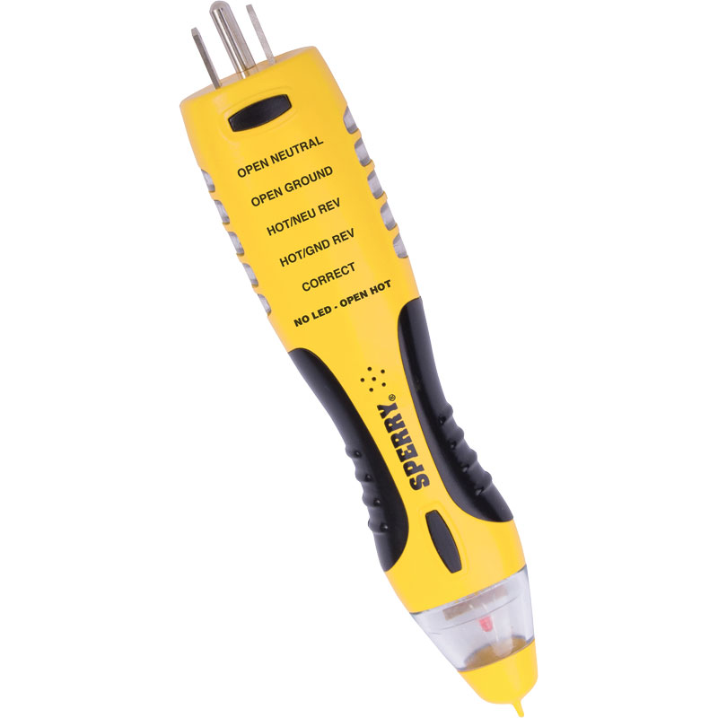 Sperry DualCheck 2-in-1 Tester, 50-1000V AC Non-Contact Voltage Detector