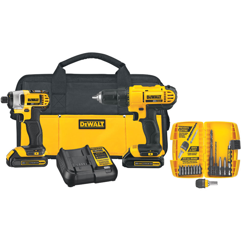 DEWALT® 20V MAX Drill & Impact Driver Kit