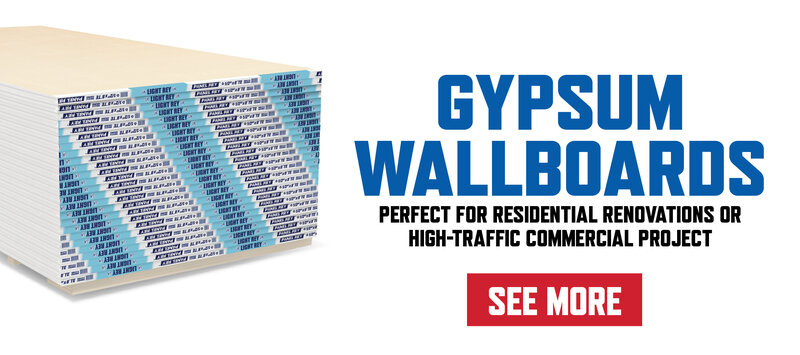 269-4 x 8 1/2" WeightGypsum Wallboard Light Weight