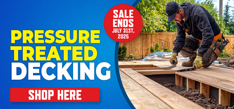 Standard Treated Decking Options - Multiple Lengths Available