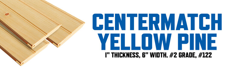 Centermatch Yellow Pine
