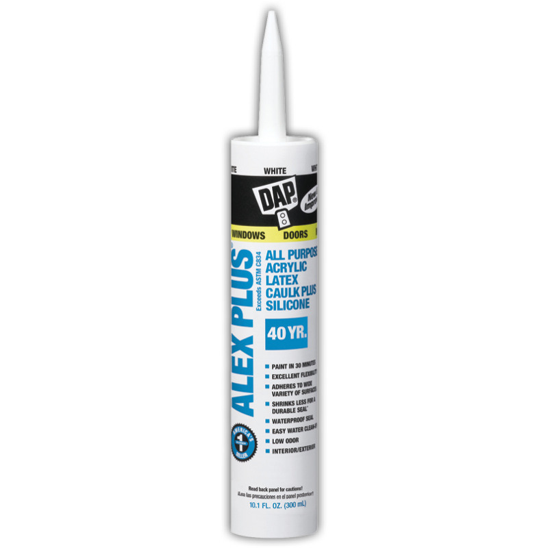 10.1 oz. DAP Alex+ Acrylic Latex Caulk With Silicone
