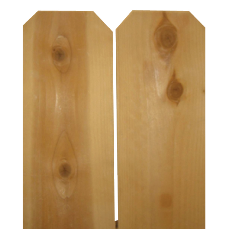 5/8" X 5.5" 6' Dog Eared Incense Cedar Fence Pickets