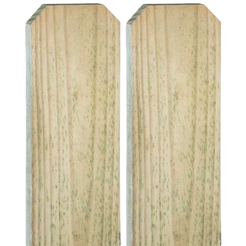 1" X 6" 6' Dog Eared Treated Fence Pickets