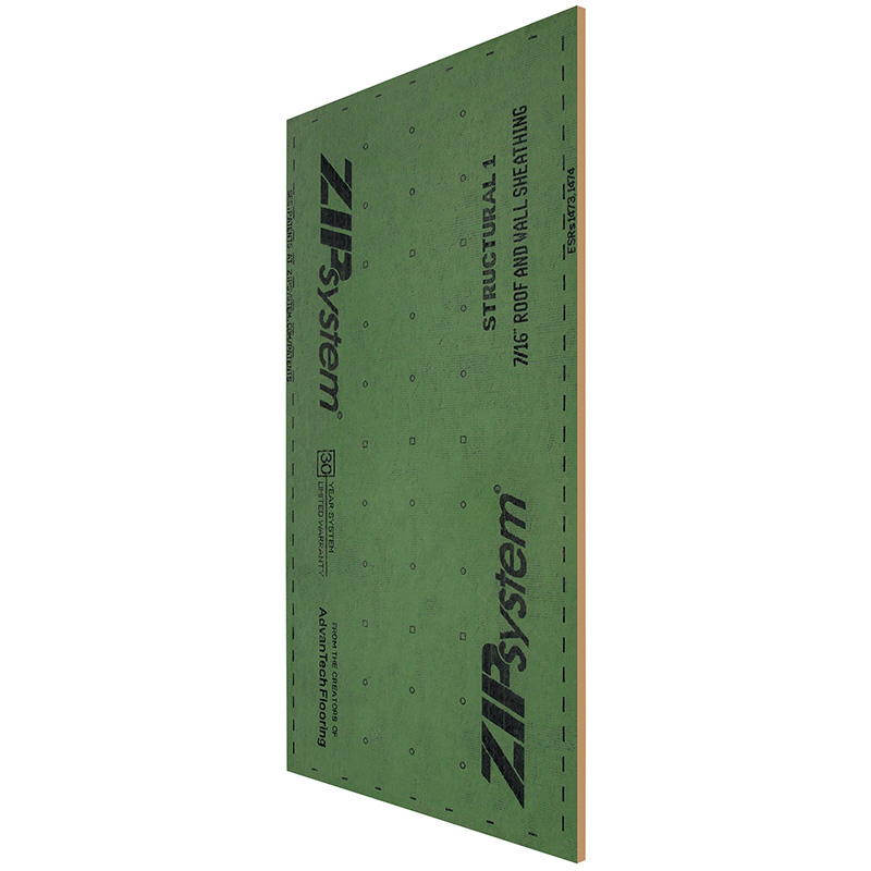 OSB Sheathing 4x8 7/16" Zip Wall/Roof Green