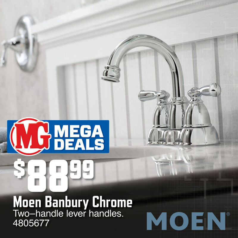 Moen Banbury Chrome Bathroom Faucet