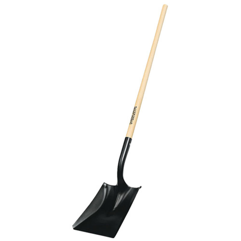 45" Landscape Select Square Point Wood Handle Shovel SKU 12441